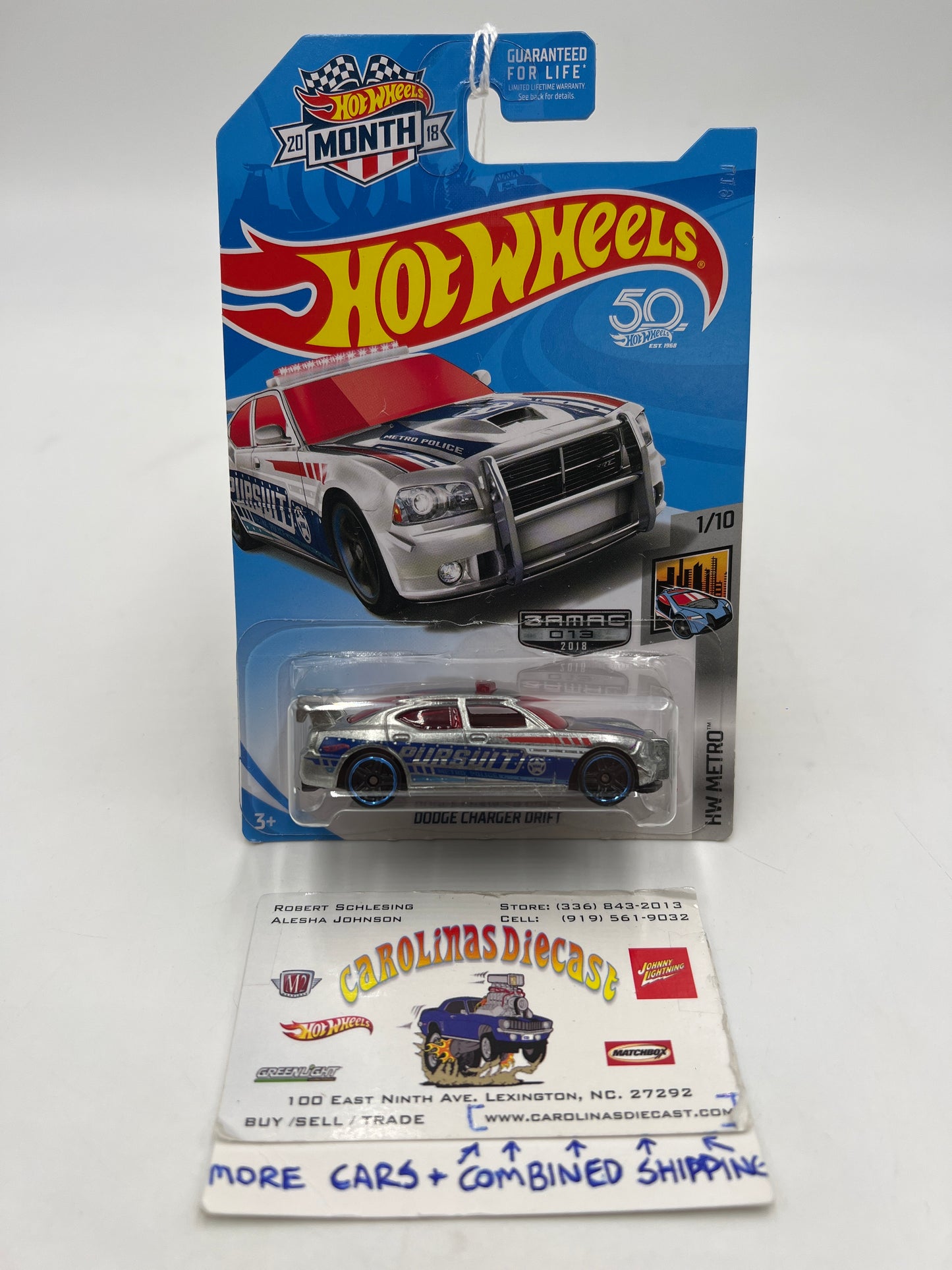 2018 Hot Wheels Zamac 013 Dodge Charger Drift 144D