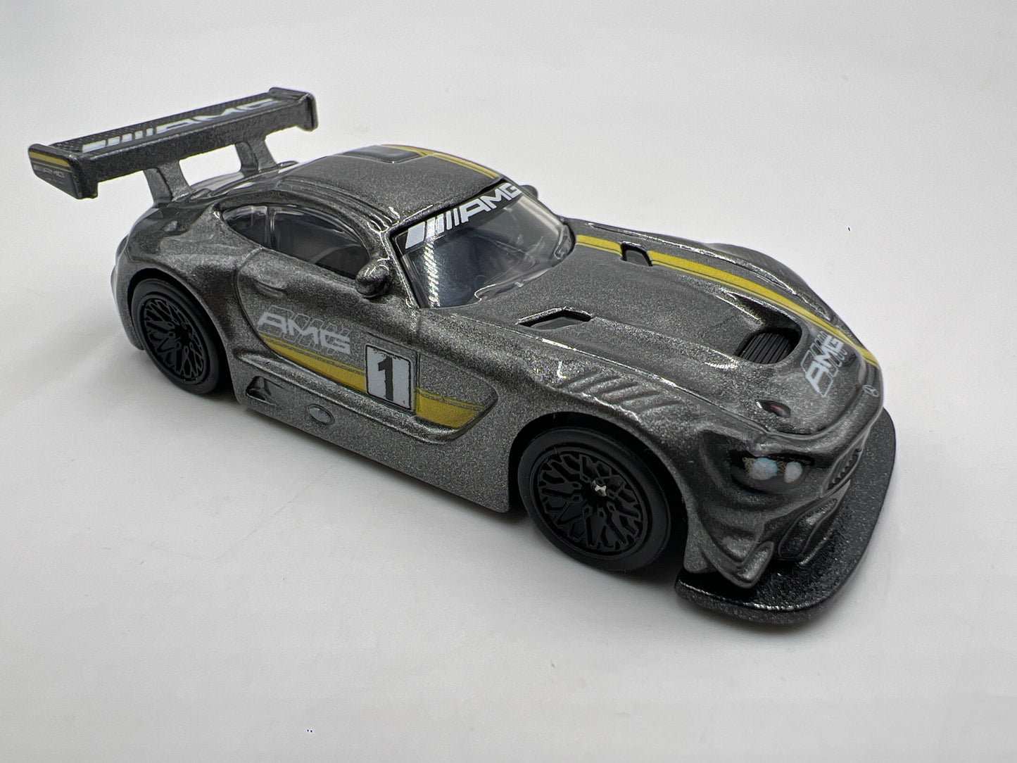 Hot Wheels Open Track Premium 16 Mercedes-AMG GT3 Gray Loose