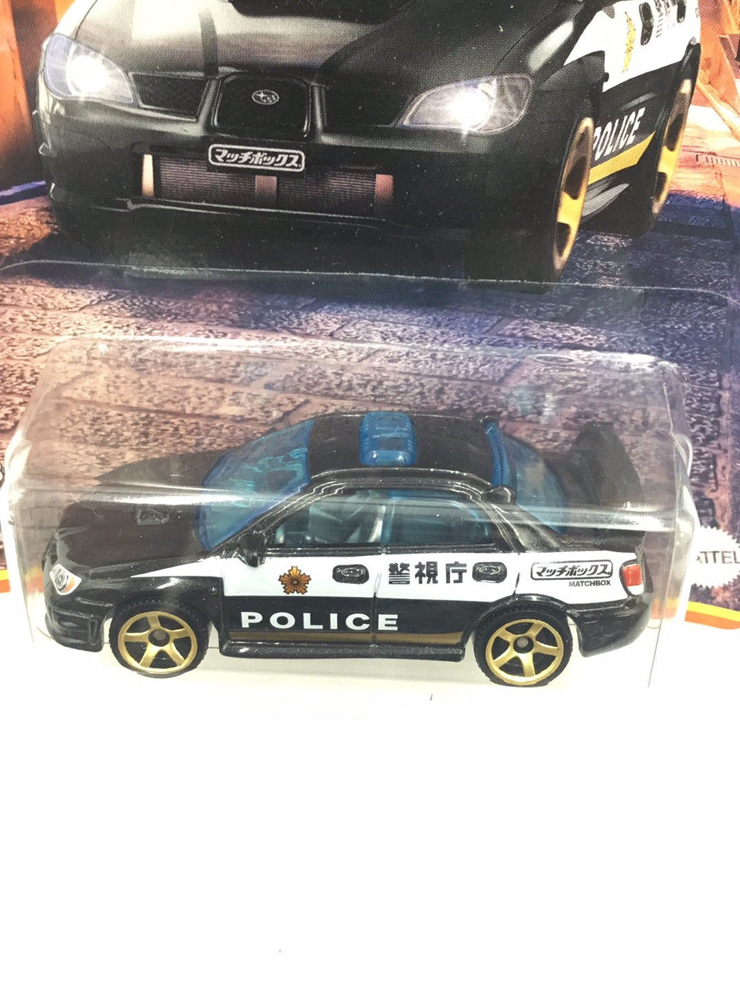 2021 Matchbox Japan Origins #5 Subaru Impreza Police JJ7