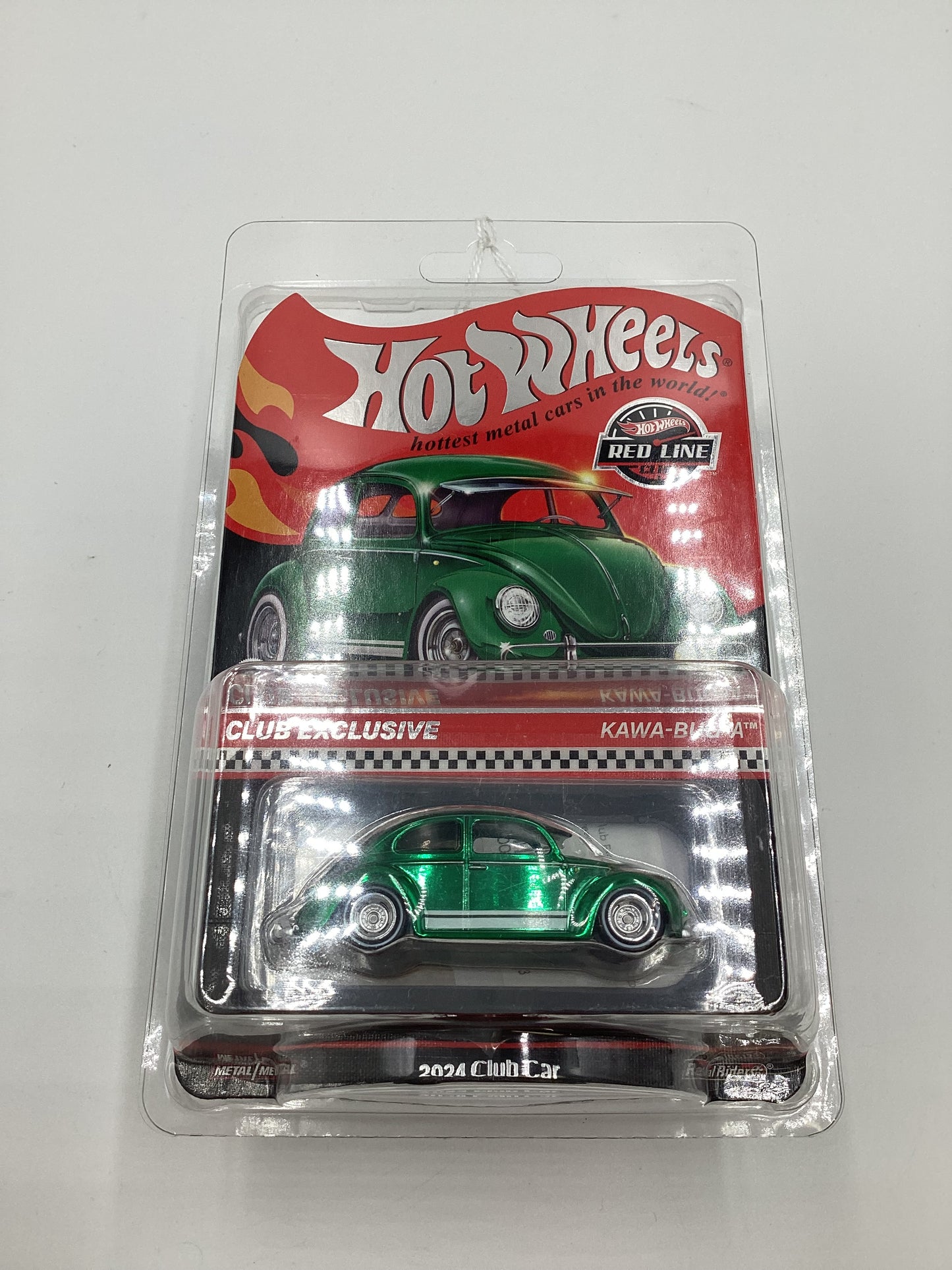 2024 Hot Wheels RLC Club Exclusive Kawa-Bug-A with patch & button with protector Kawa-Bug-A Green