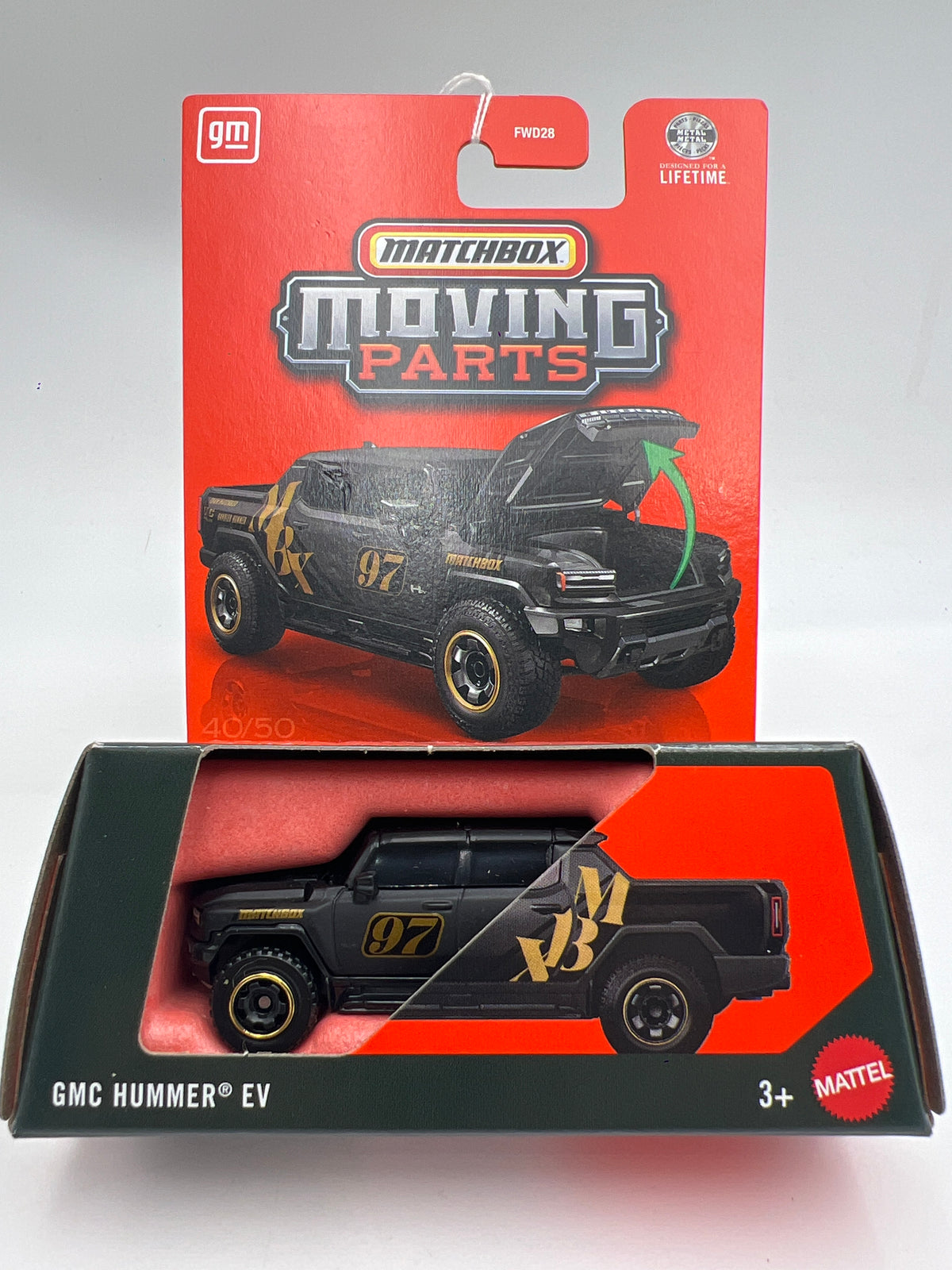 2026 Matchbox Moving Parts #40 GMC Hummer EV Matte Black