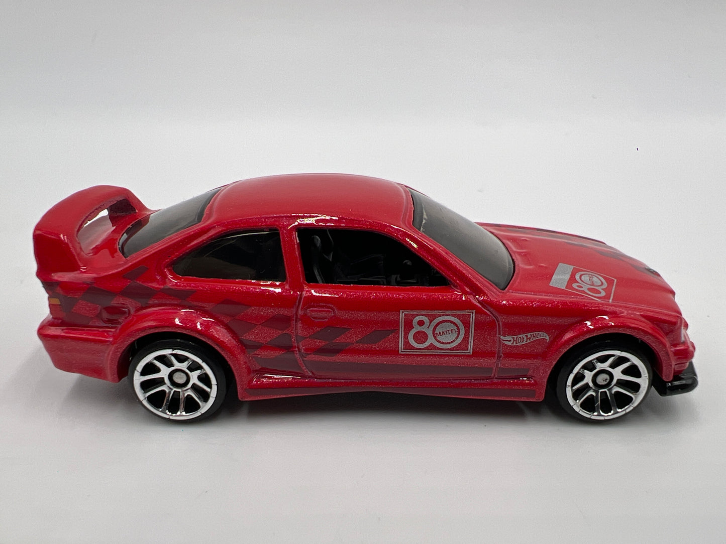 2025 Hot Wheels Silver Series Mattel 80th Anniversary Box Set BMW E36 M3 Race Red Loose