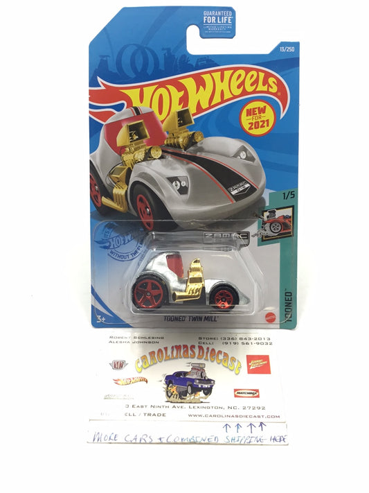 2021 Hot wheels #13 Tooned Twin Mill Zamac #15