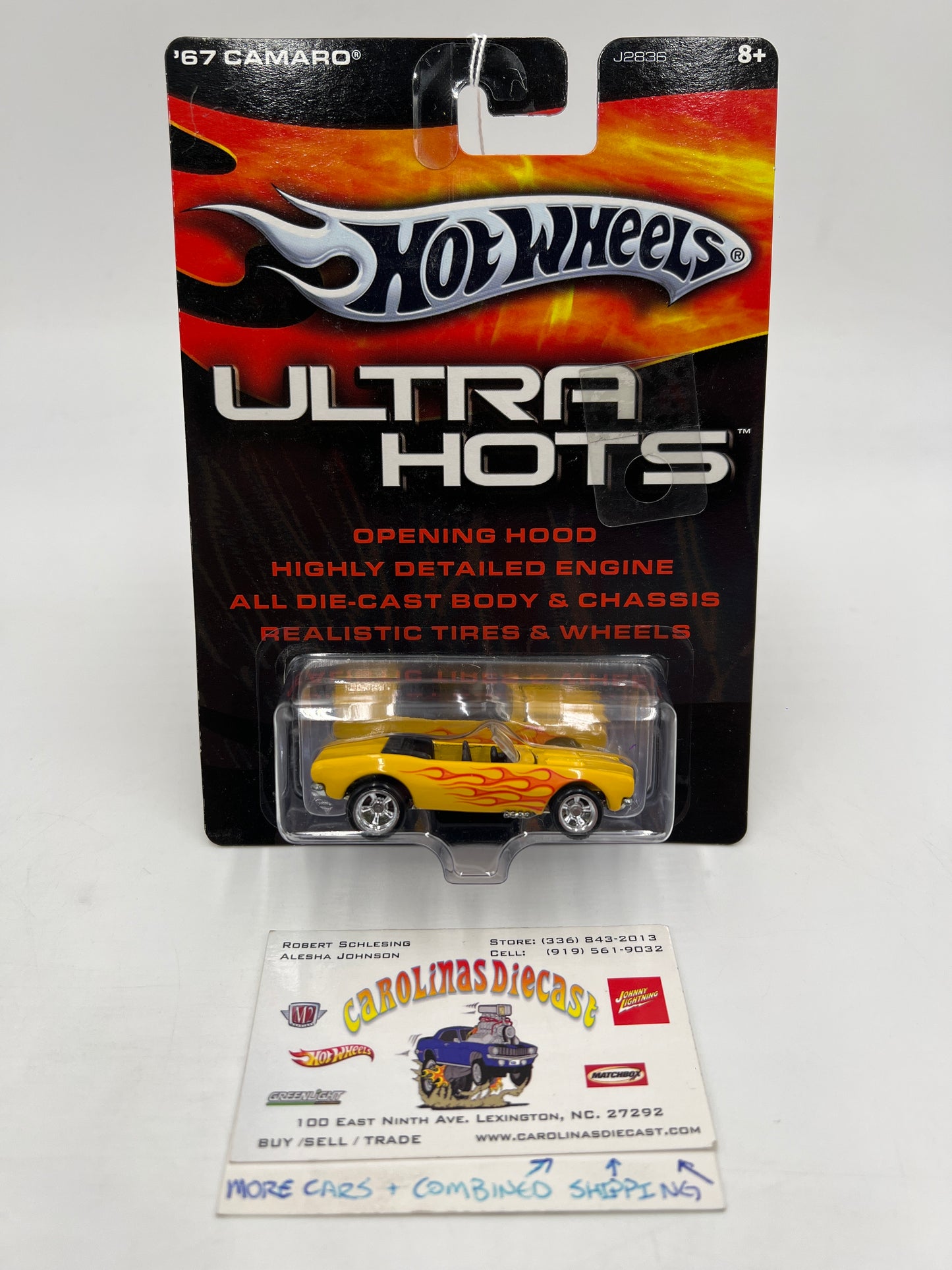 Hot Wheels Premium Ultra Hots 67 Camaro Yellow See Description 245E