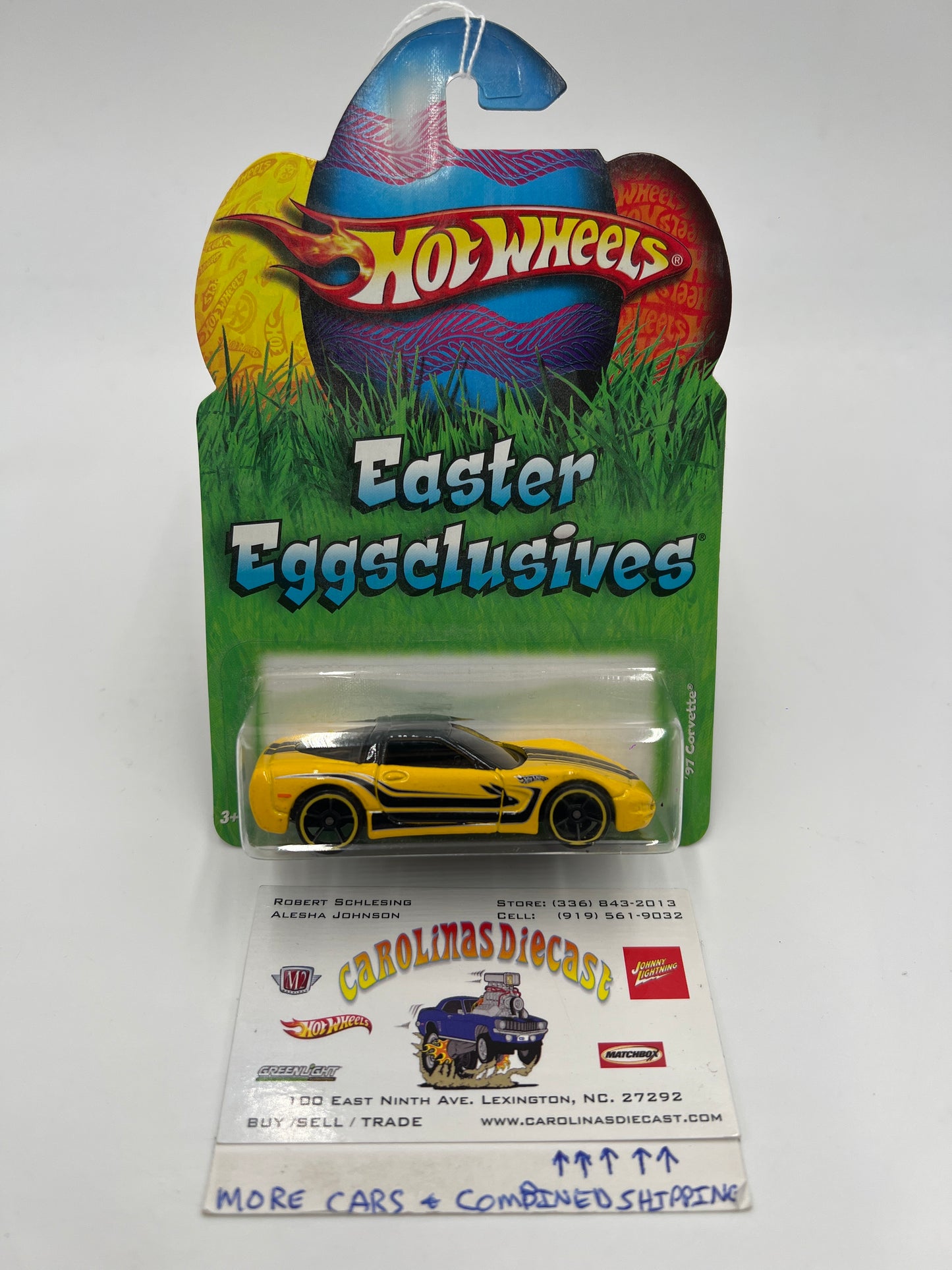 Hot Wheels Easter Eggclusives 97 Corvette Yellow 157B