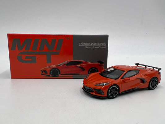 Mini GT MiJo Exclusive #227 Chevrolet Corvette Stingray Orange