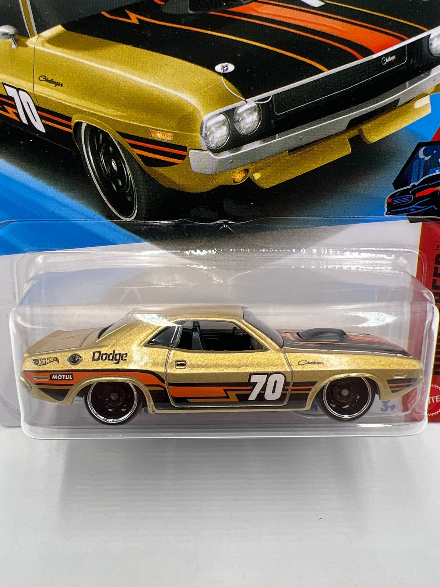 2026 Hot Wheels B Case Nightspeed #36 70 Dodge Hemi Challenger Gold