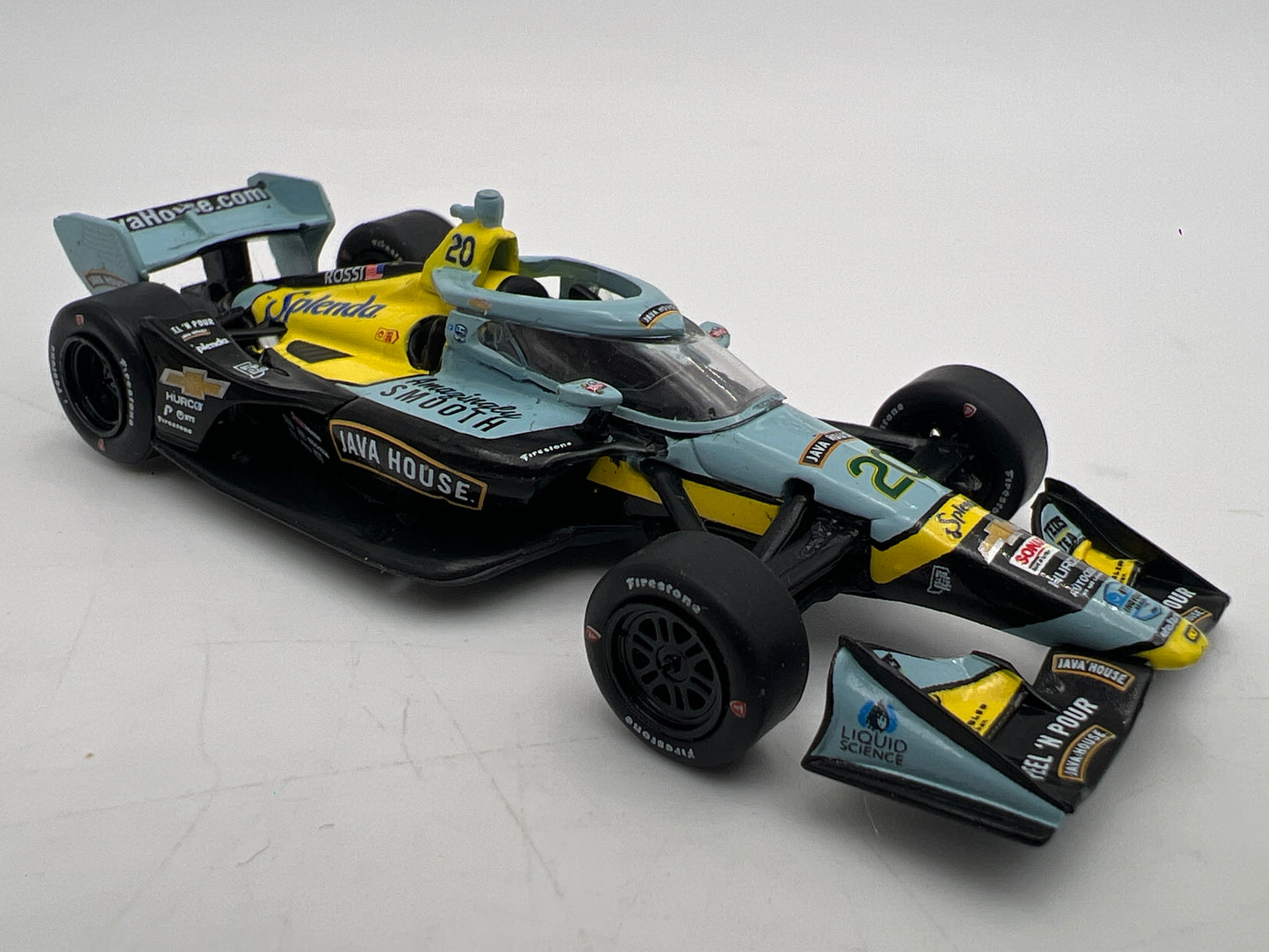 IXO Models 1/64 NTT Indycar Series Alexander Rossi #20 Java House