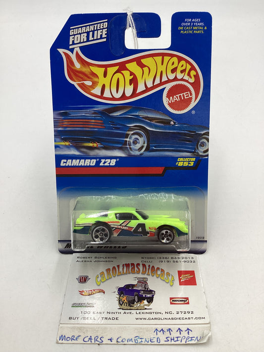 1998 Hot wheels #853 Camaro Z28 17H