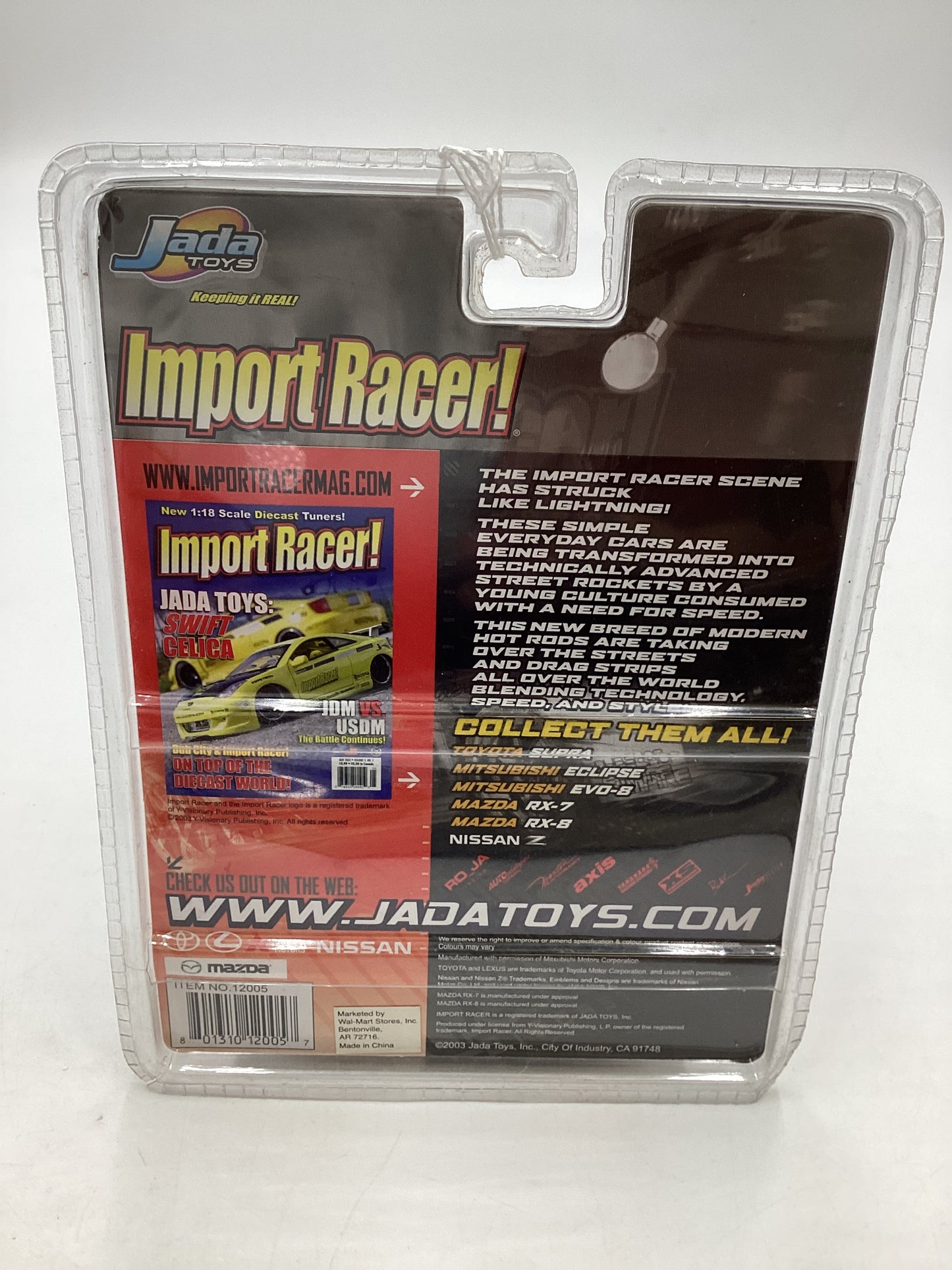 Jada Toys Import Racer #018 Mazda RX-8 Green 222D