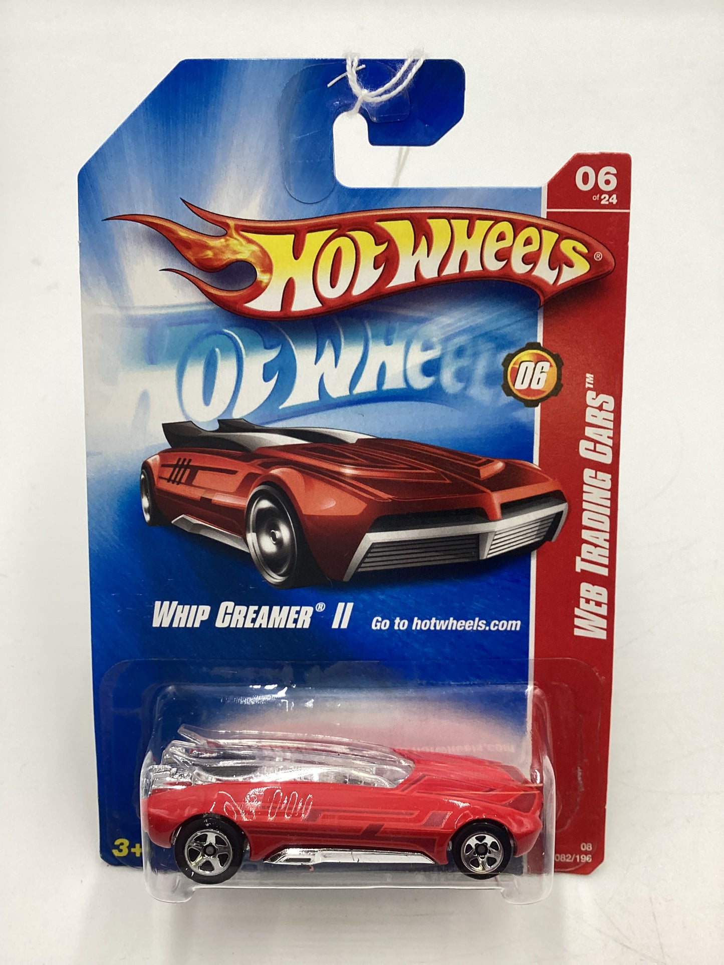 2008 Hot Wheels Web Trading Cars #82 Whip Creamer II Red EE1