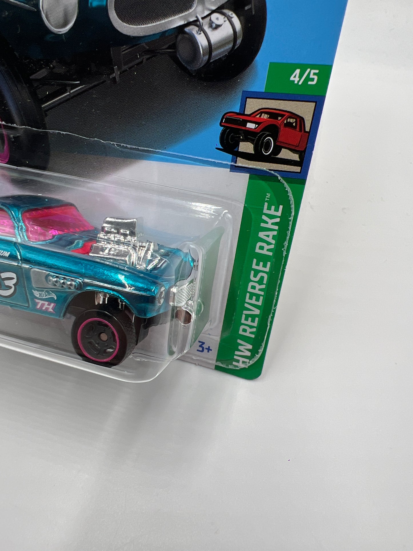 2024 Hot Wheels Super Treasure Hunt #153 Volvo P1800 Gasser Blue W/Protector