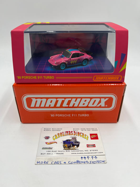 Matchbox Mattel Creations 80 Porsche 911 Turbo Pink