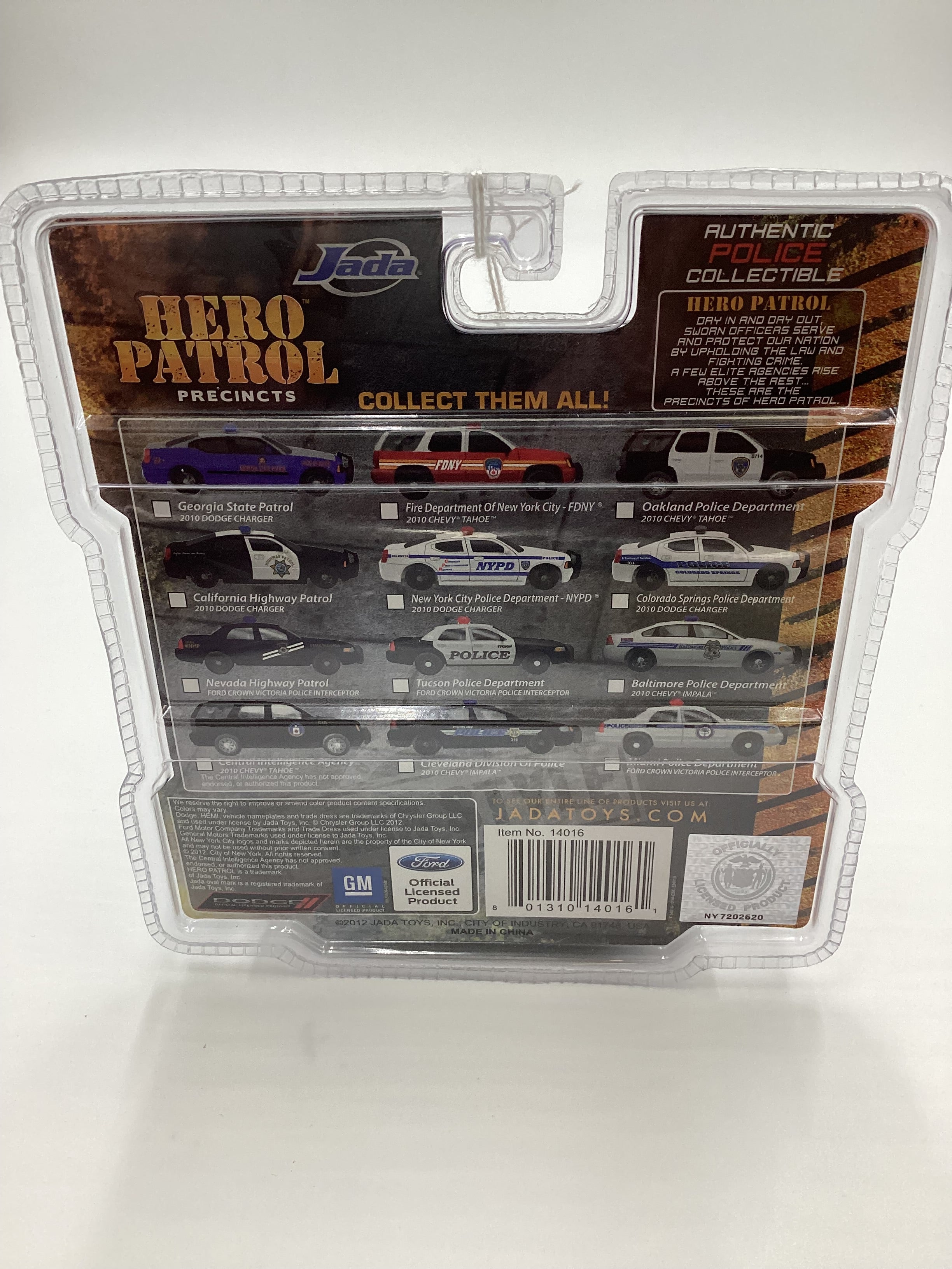 Jada Hero Patrol Precints Wave Four 2010 Chevy Tahoe FDNY Red