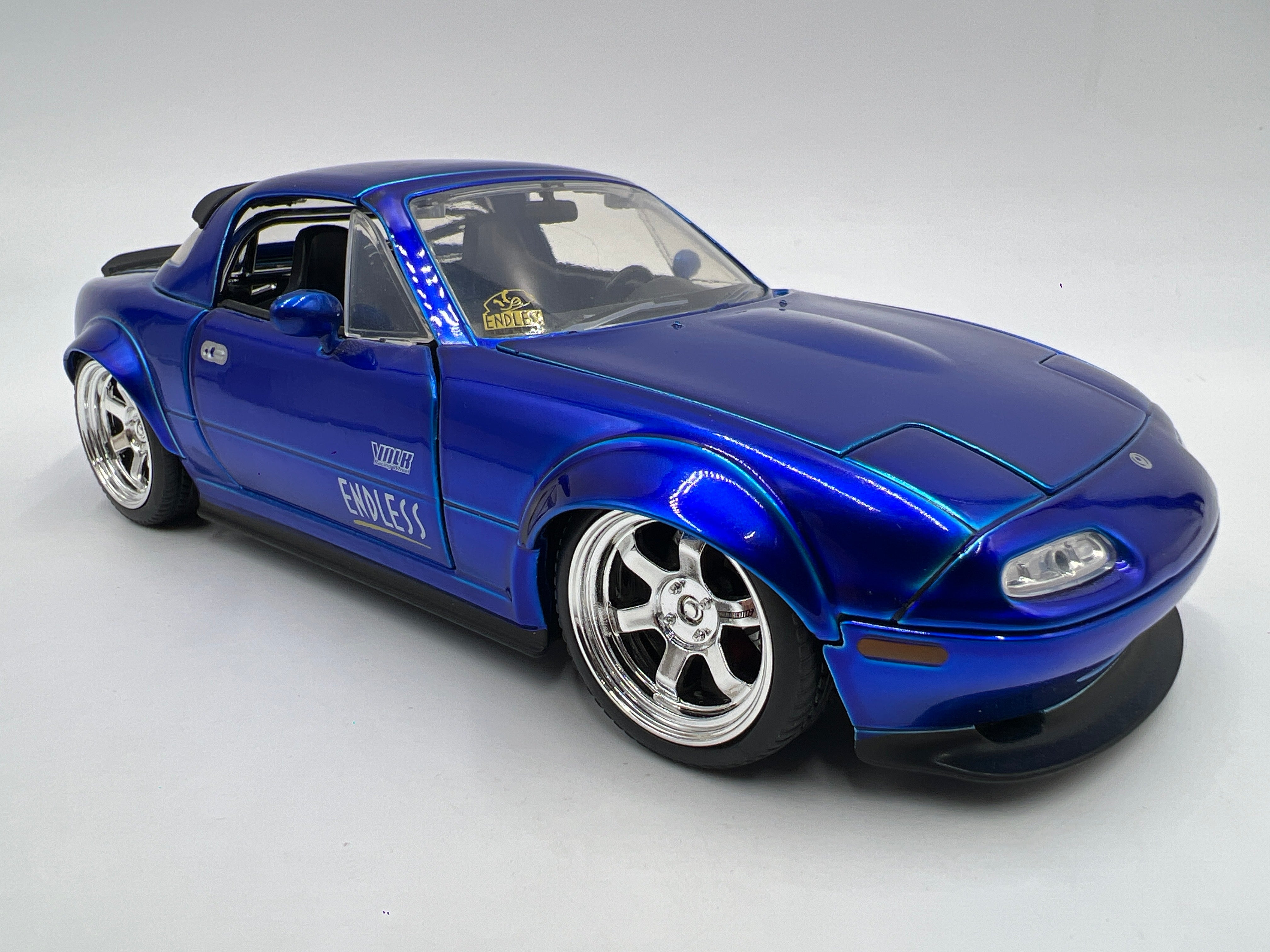 Jada 1/24 Scale JDM Tuners 1990 Mazda Miata Blue Loose VHTF