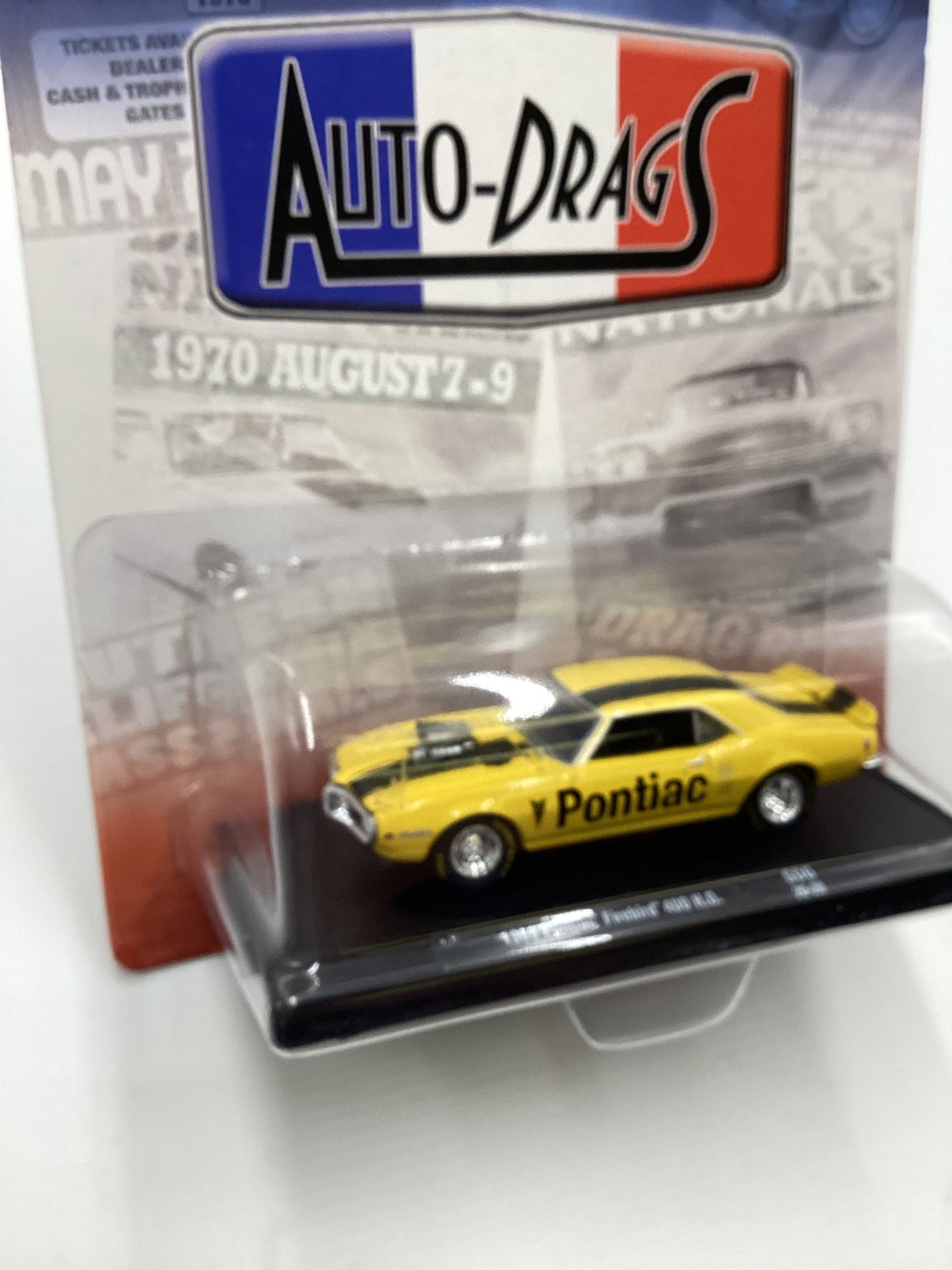 M2 Machines Auto Driver Pontiac 1968 Pontiac Firebird 400 H.O. Yellow S06 190A