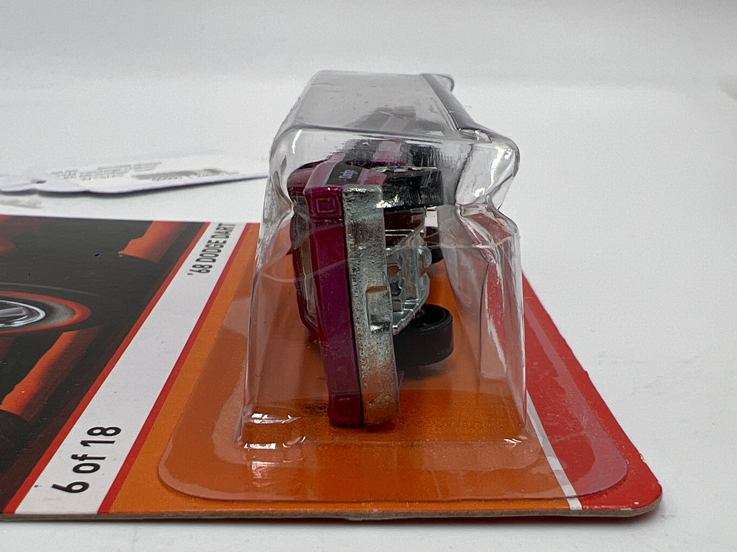 Hot Wheels Heritage Redline #6 68 Dodge Dart Pink dented Blister 160N
