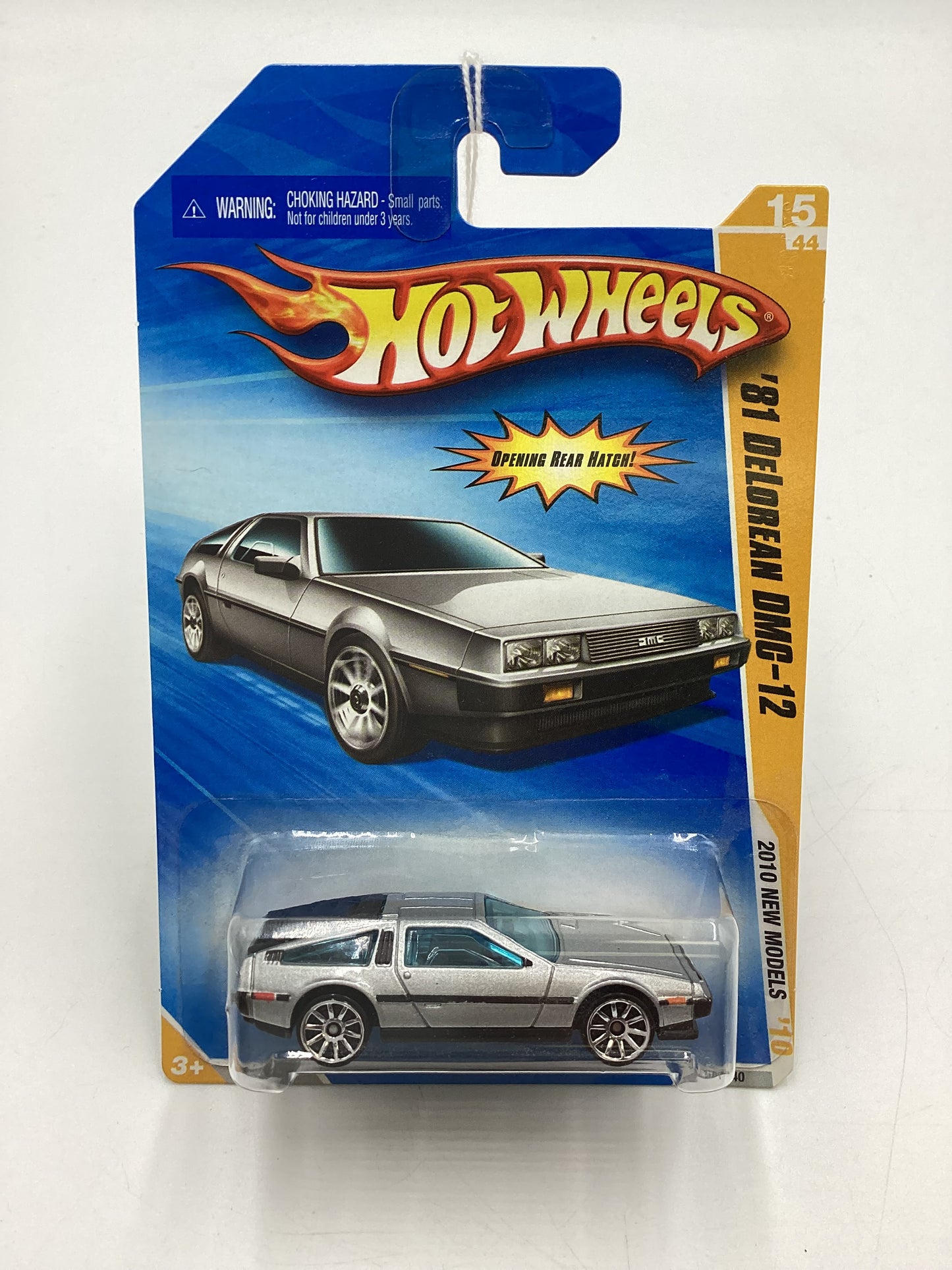 2010 Hot Wheels New Models #15 81 DeLorean DMC-12 Silver