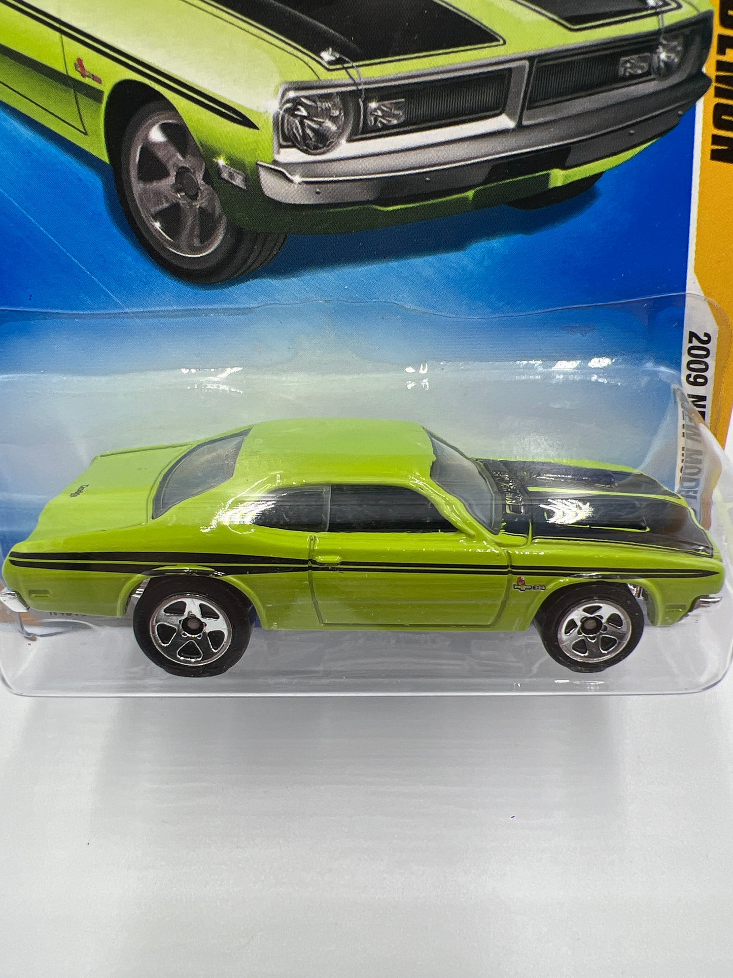 2009 Hot Wheels New Models #13 71 Dodge Demon Green 56E