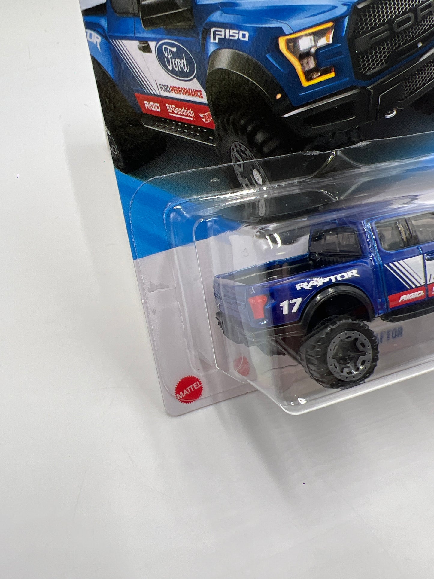 2025 Hot Wheels J Case HW Dirt #178 17 Ford F-150 Raptor Blue 27A