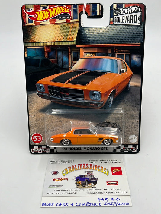 Hot Wheels Premium Boulevard #53 ‘73 Holden Monaro GTS 260i