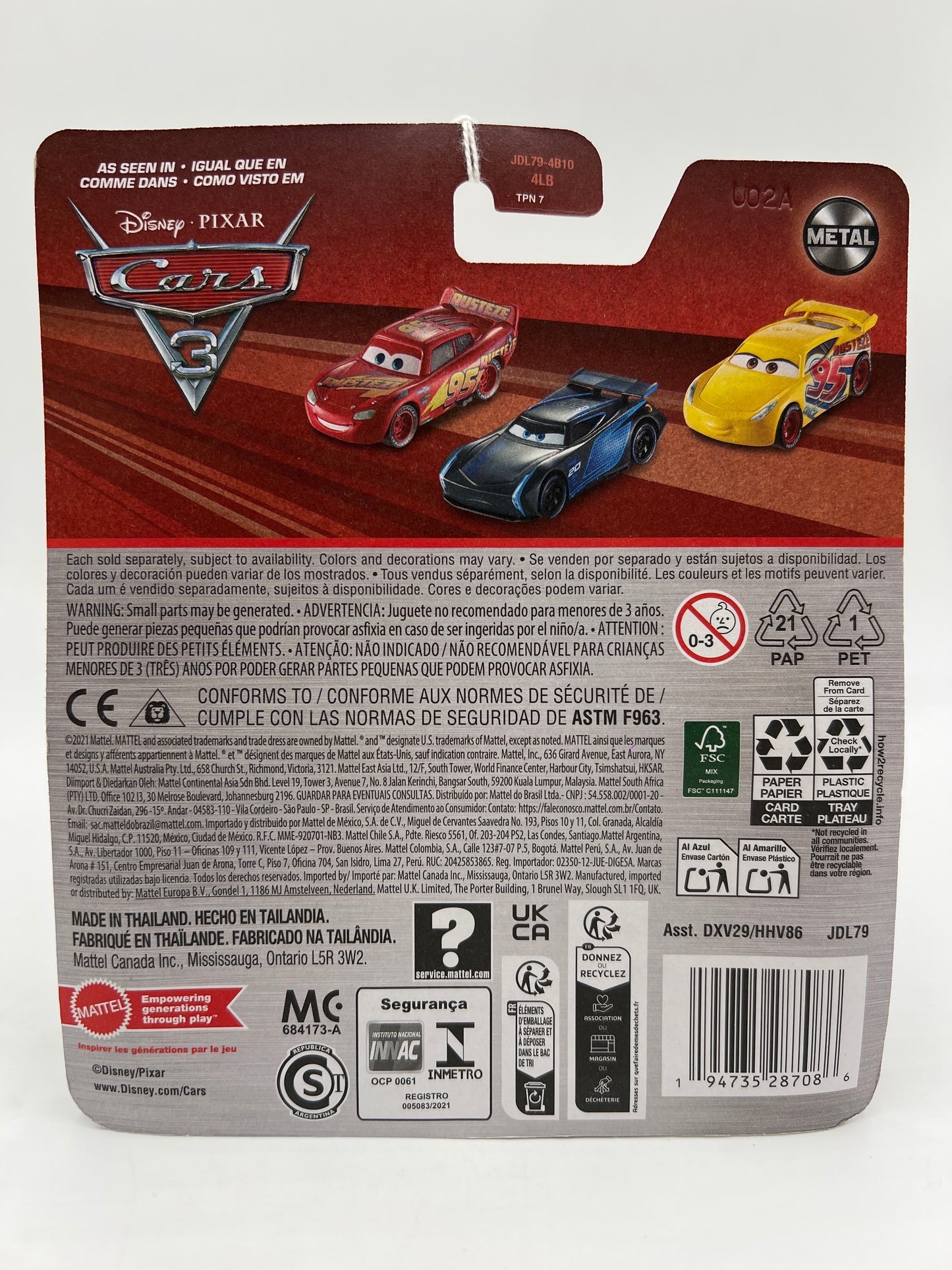 Disney Pixar Cars #96 Fishtail 140E