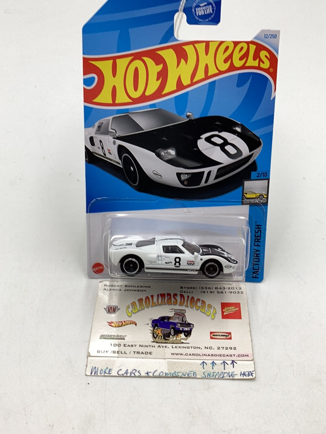 2024 Hot Wheels #12 Ford GT40 8 ball 26C