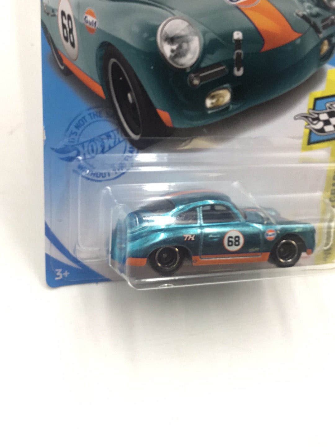 2021 hot wheels super treasure hunt Porsche 356 Outlaw US Card W
