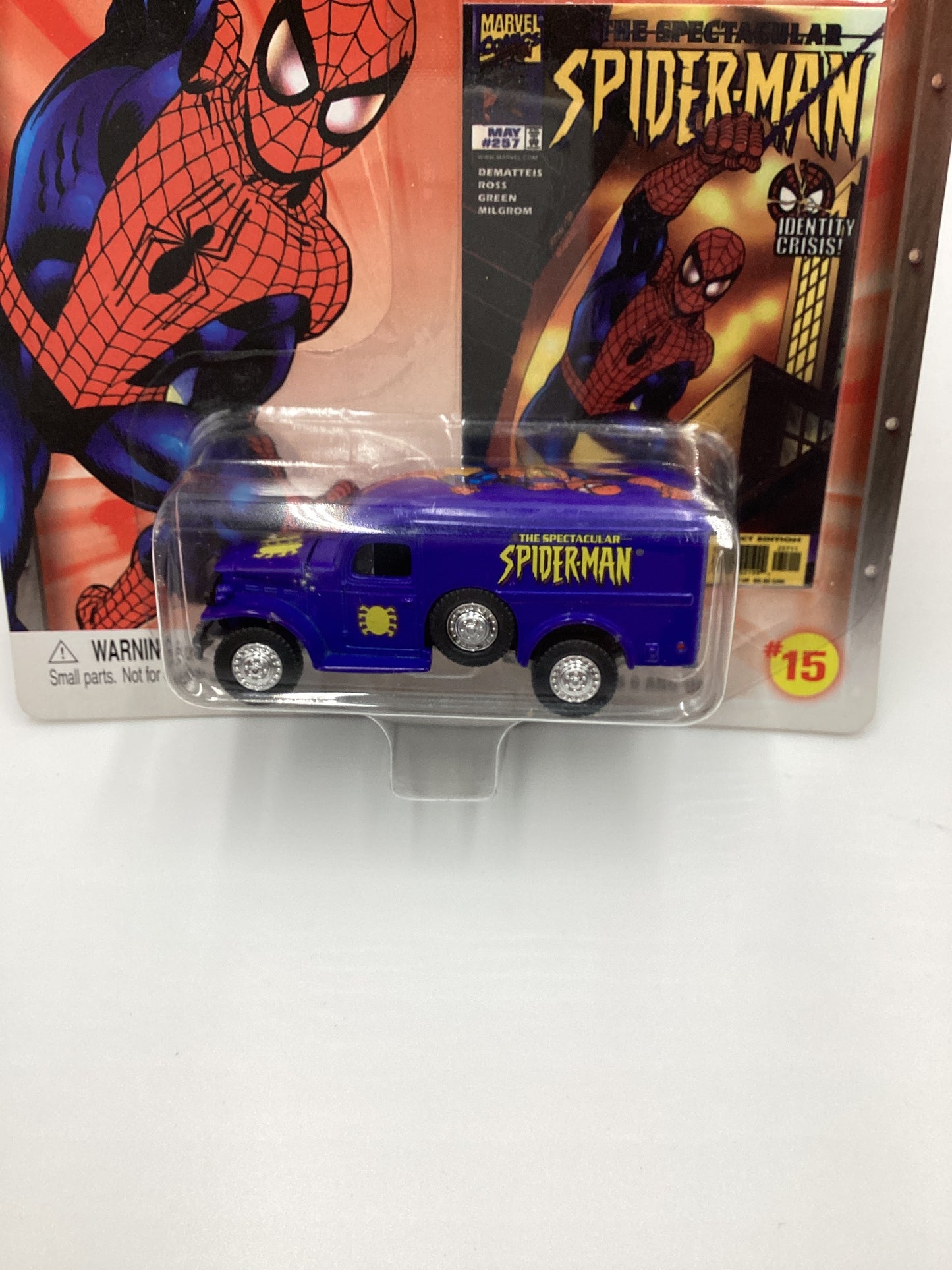 Johnny Lightning Marvel Spectacular Spider-Man #15 WWII WC54 Ambulance Blue 232A