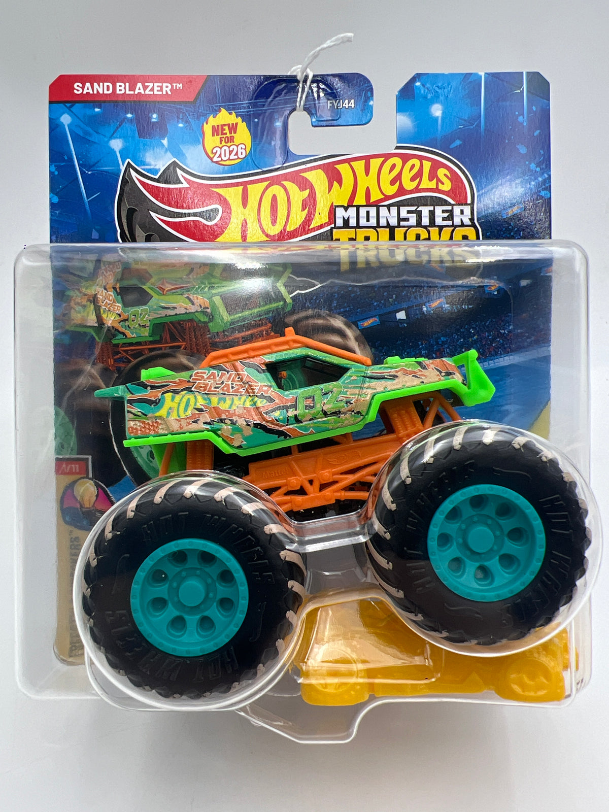 2026 Hot Wheels Monster Trucks Freestyle Wreckers #1 Sand Blazer