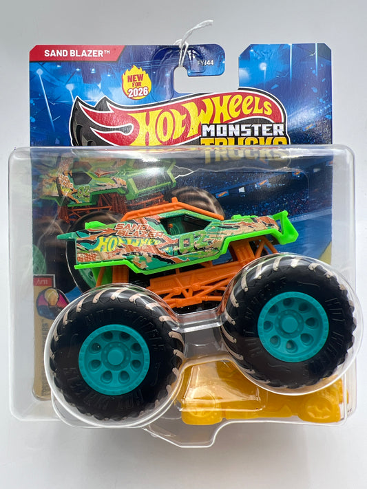 2026 Hot Wheels Monster Trucks Freestyle Wreckers #1 Sand Blazer