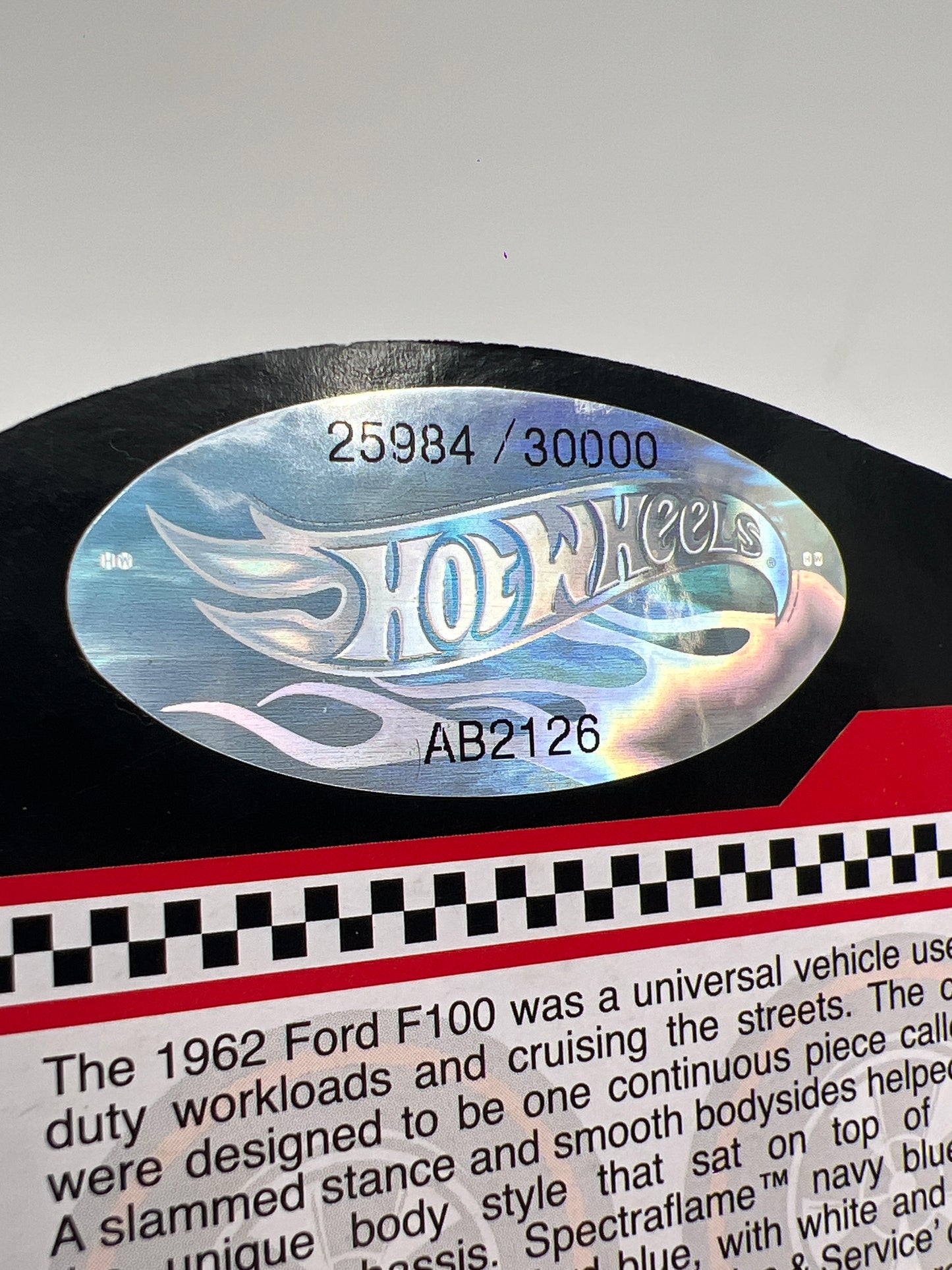 2022 Hot Wheels RLC 1962 Ford F-100 Blue W/Protector