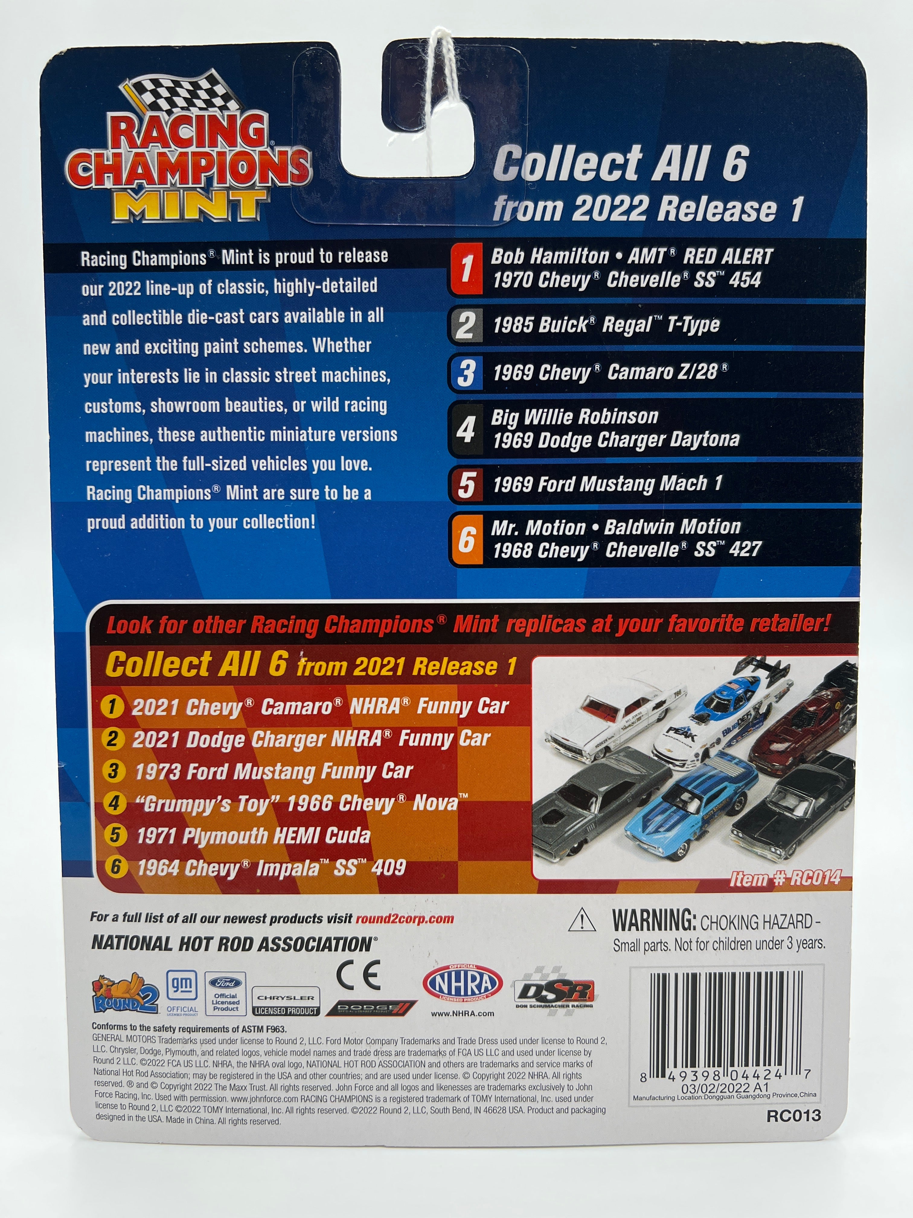 Racing Champions Mint Legends Of The Quarter Mile Release 1 #1 Bob