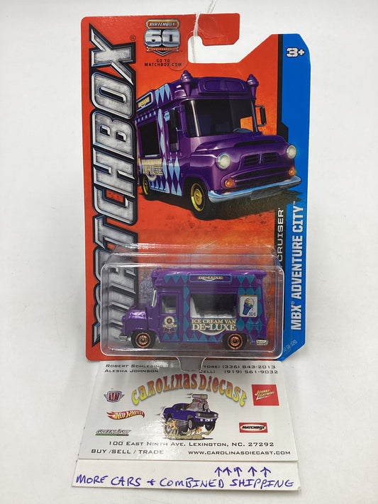 Matchbox 2013 MBX Adventure City Ice Cream Cruiser Purple #32 207E