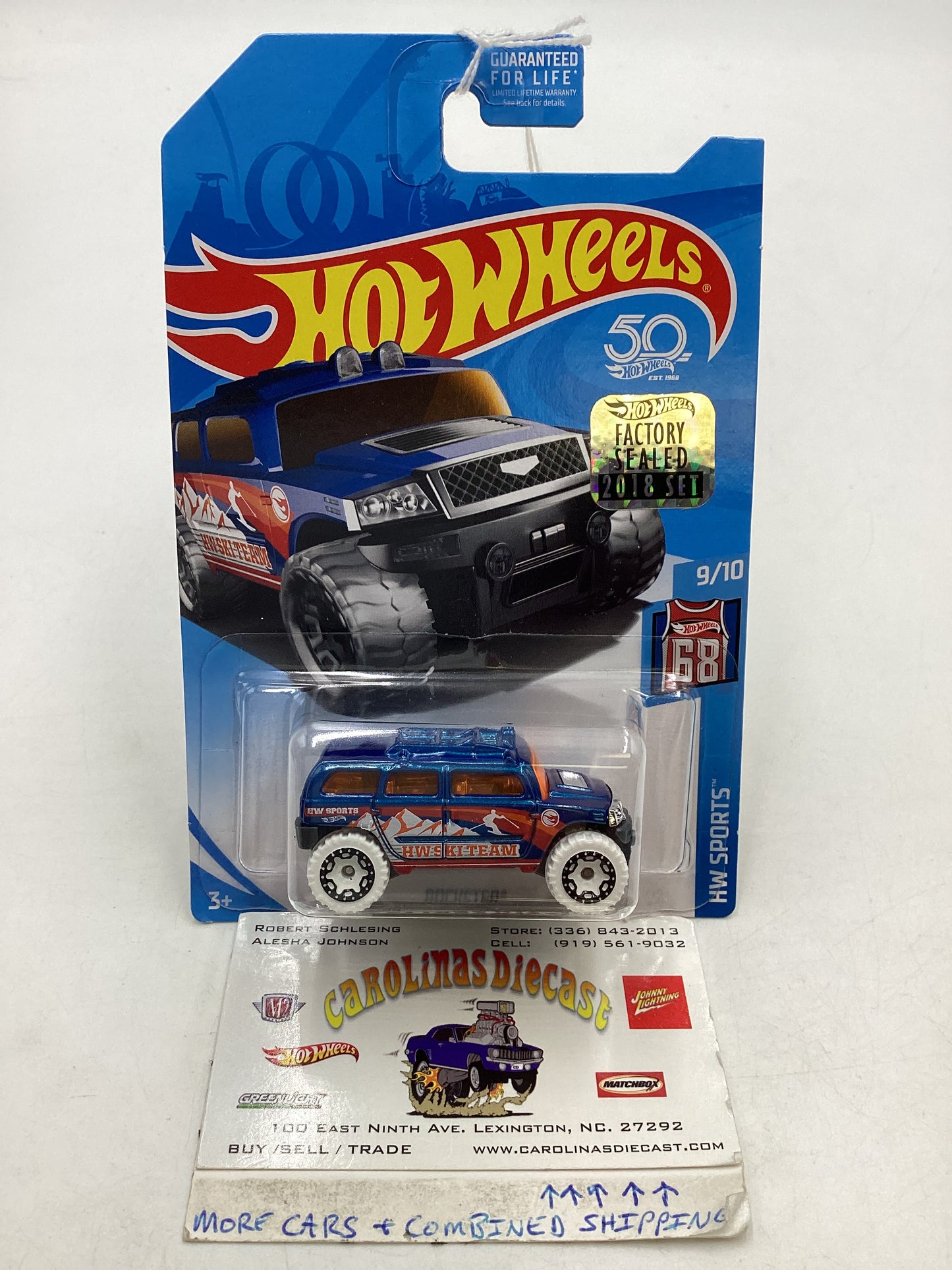 2018 Hot Wheels Treasure Hunt Factory Sealed Rockster Blue 277Q