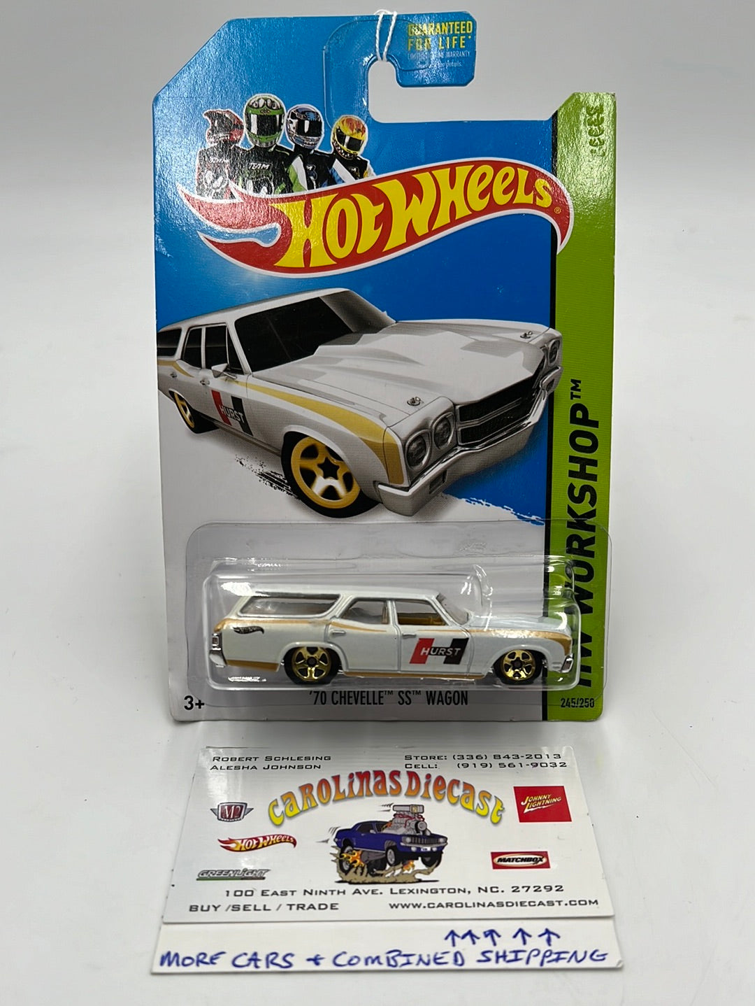 2014 Hot Wheels #245 HW Workshop 70 Chevelle SS Wagon 18B