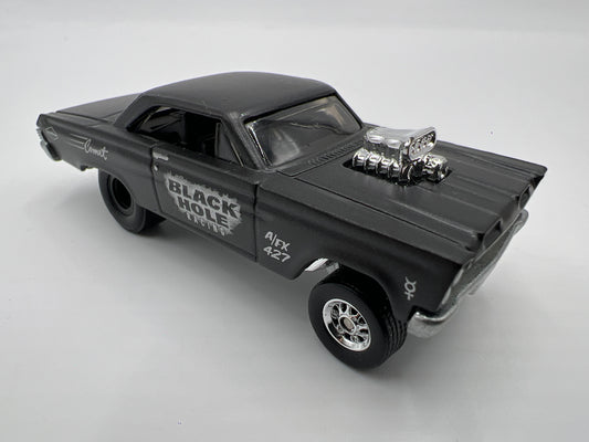Hot Wheels 1/64 Premium Diorama Set 65 Mercury Comet Cyclone Matte Black Hole Loose