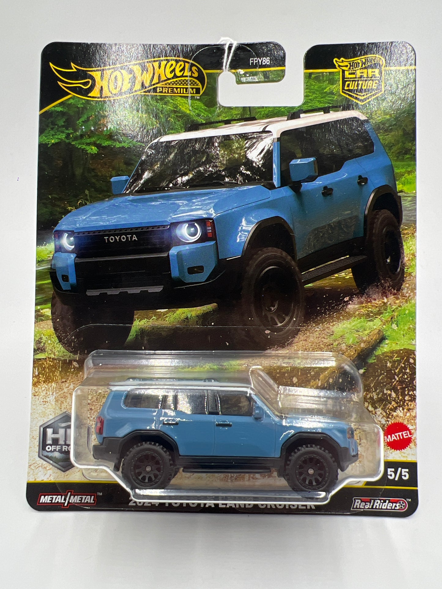 2025 Hot Wheels Car Culture HW Off Road #5 2024 Toyota Land Cruiser Blue 256B