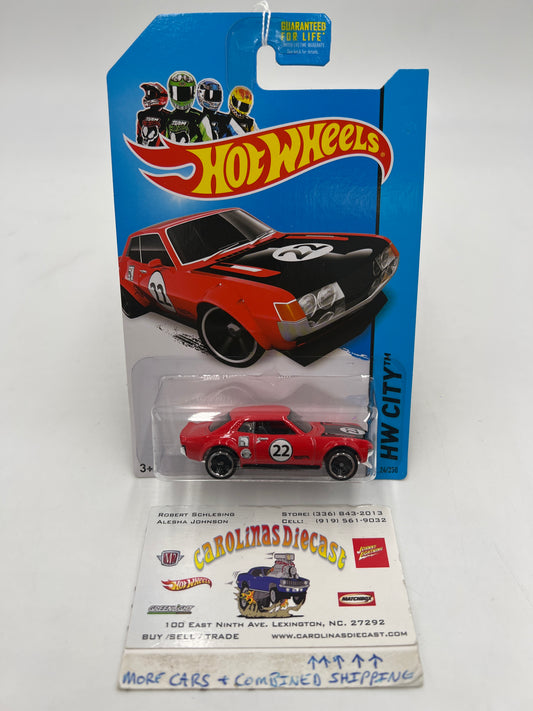 2014 Hot Wheels City #24 70 Toyota Celica Red 94C