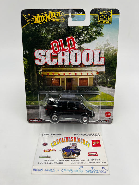 2025 Hot Wheels Pop Culture Old School 1979 Dodge Ram Van Black 244N