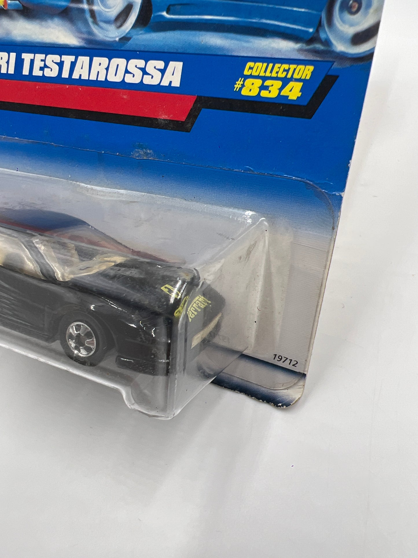 1998 Hot Wheels #834 Ferrari Testarossa Black BW Wheels *Car Not Perfect*