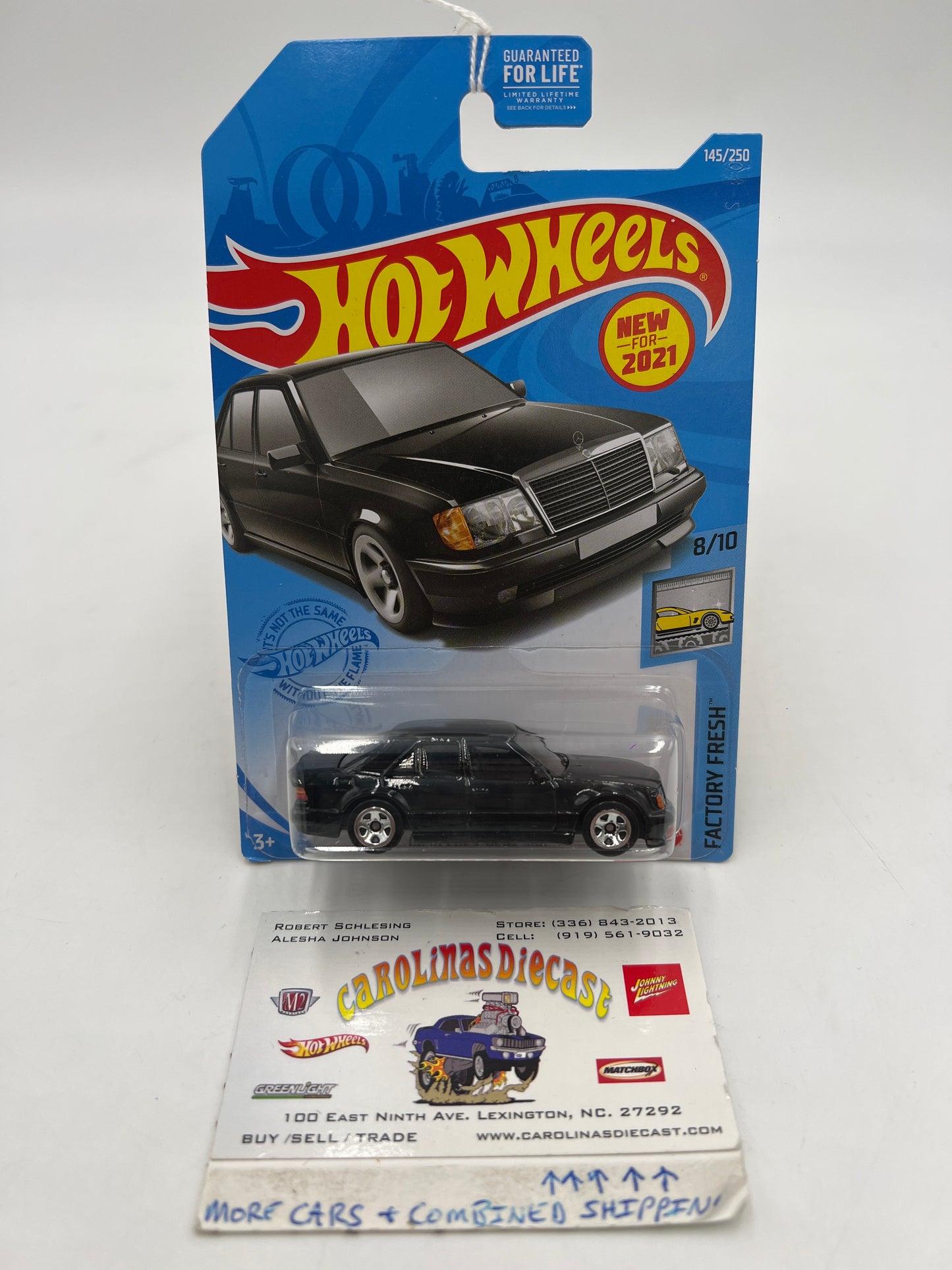 2021 Hot Wheels Factory Fresh #145 Mercedes-Benz 500 E Black 89A