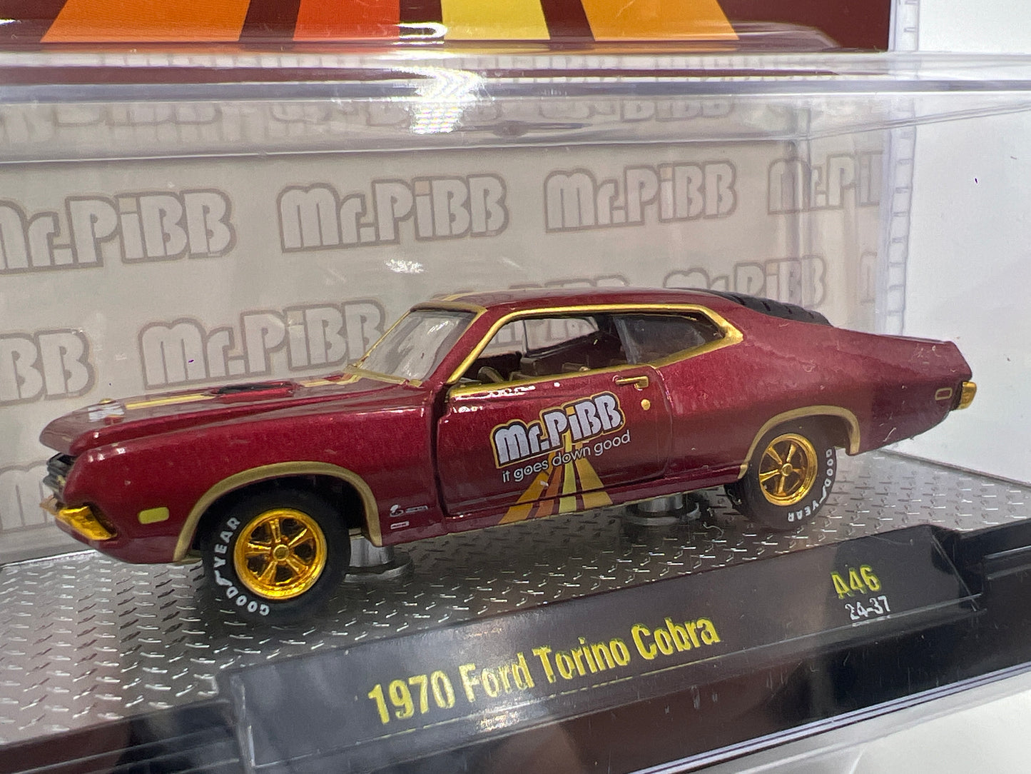 M2 Machines Coca Cola Mr Pibb CHASE 1970 Ford Torino Cobra A46