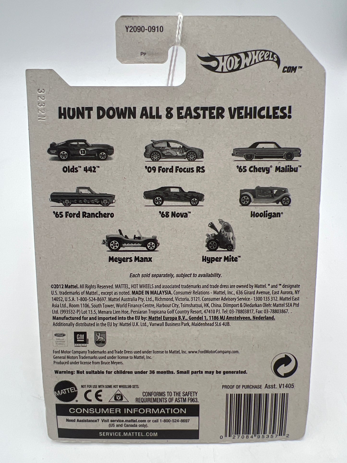 2013 Hot Wheels Happy Easter #7 Meyers Manx 154G