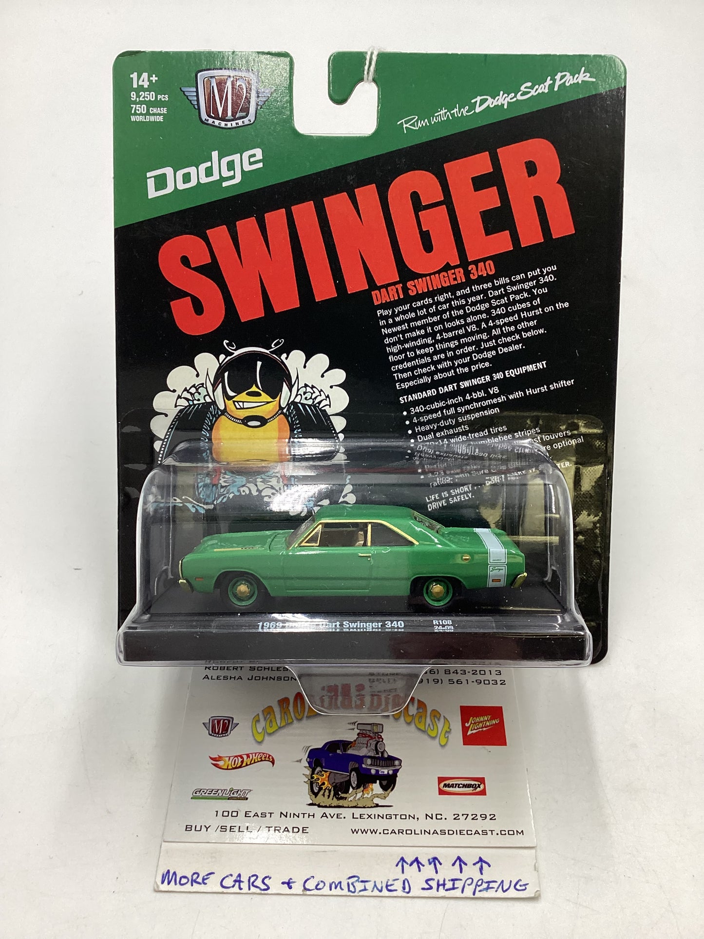 M2 MACHINES Dodge Swinger 1969 Dodge Swinger 340 R108 CHASE