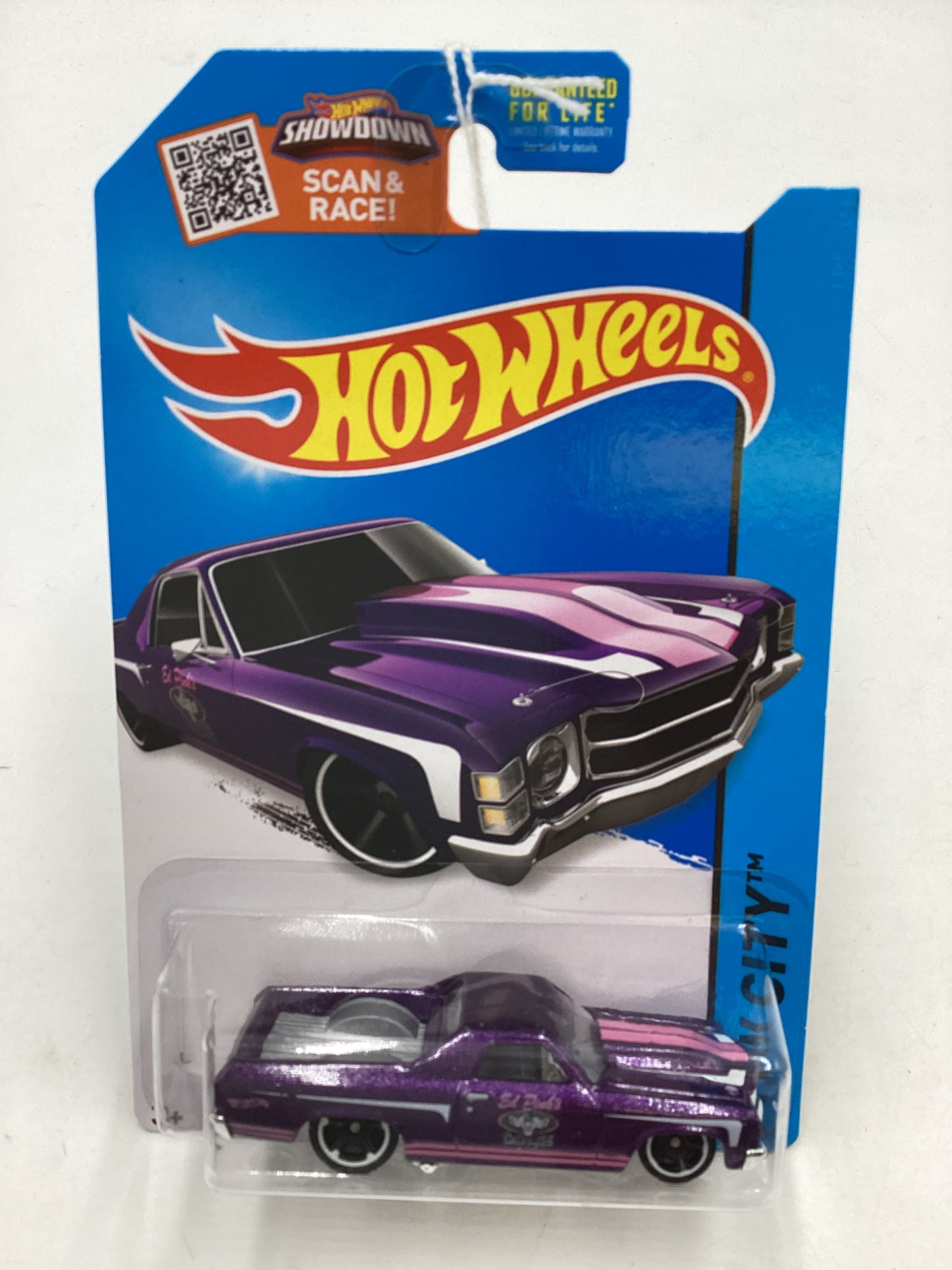 2015 Hot wheels HW City #18 71 El Camino Purple 15G