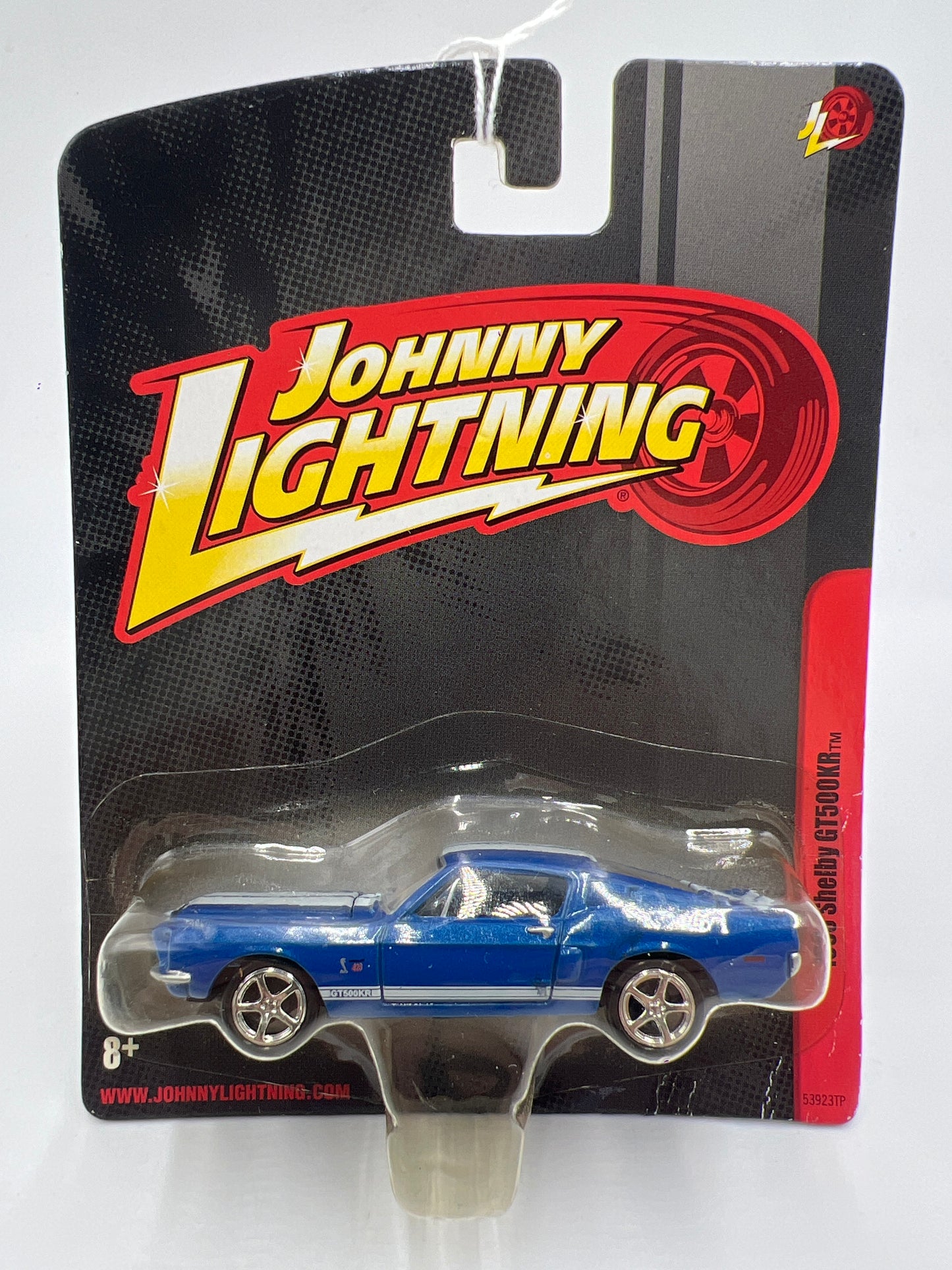 Johnny Lightning Small Card 1968 Shelby GT500KR Blue