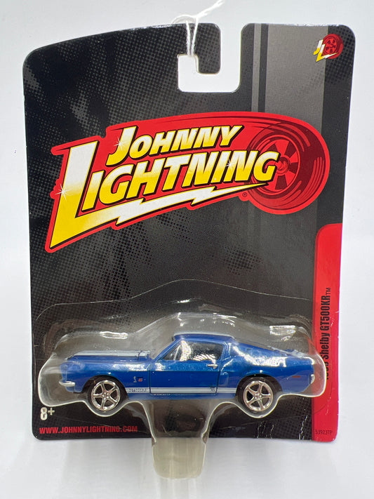 Johnny Lightning Small Card 1968 Shelby GT500KR Blue