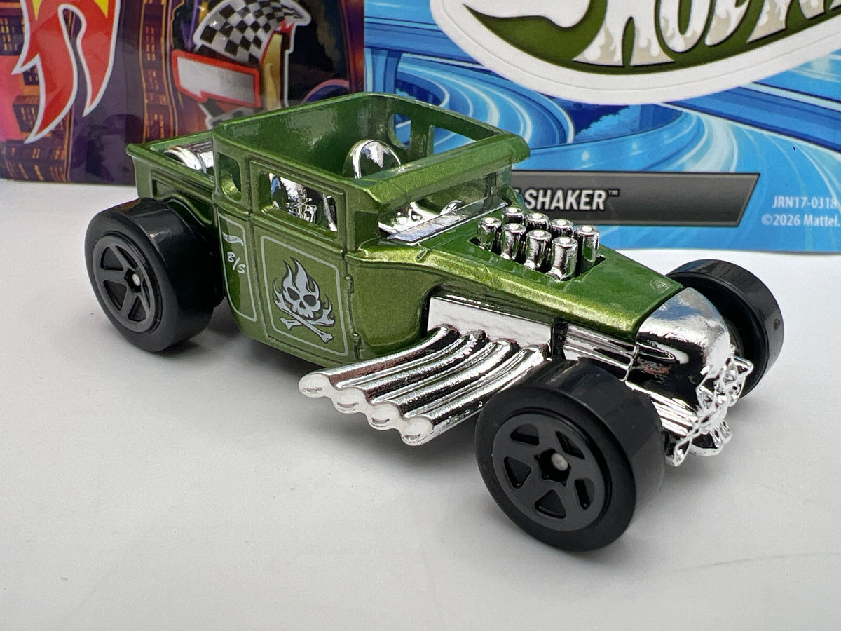 2027 Hot Wheels Mystery Models Series 1 #4 Bone Shaker Green