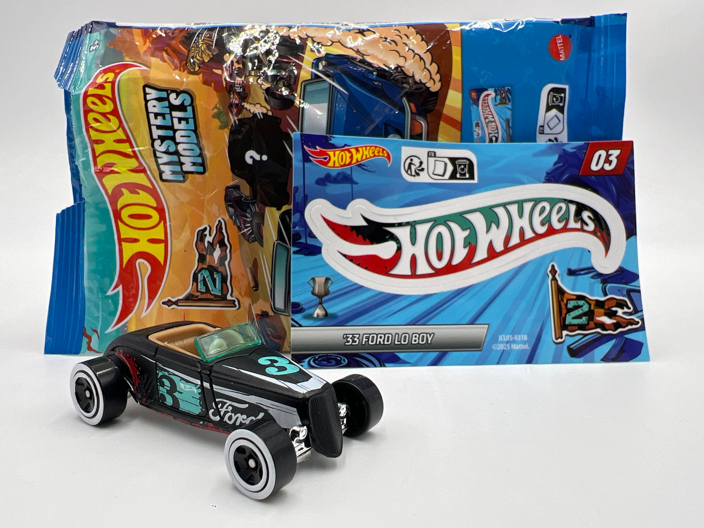 2025 Hot Wheels Mystery Models Series 2 #3 CHASE 33 Ford Lo Boy Black